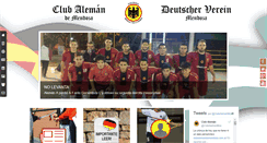 Desktop Screenshot of clubalemandemendoza.com.ar